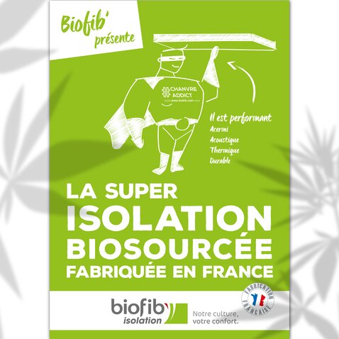 Biofib'isolation, la marque d'isolants de Cavac Biomatériaux