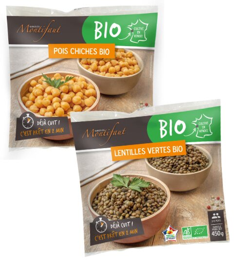 Packaging légumes secs surgelés Smia Montifaut